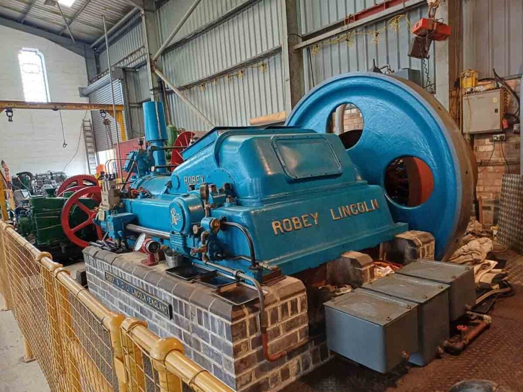 deisel engine blue