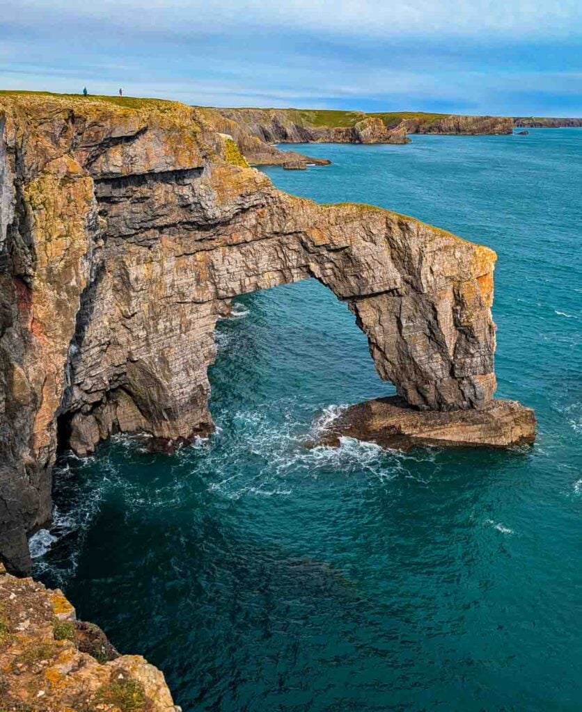 green bridge off Pembrokeshire coast