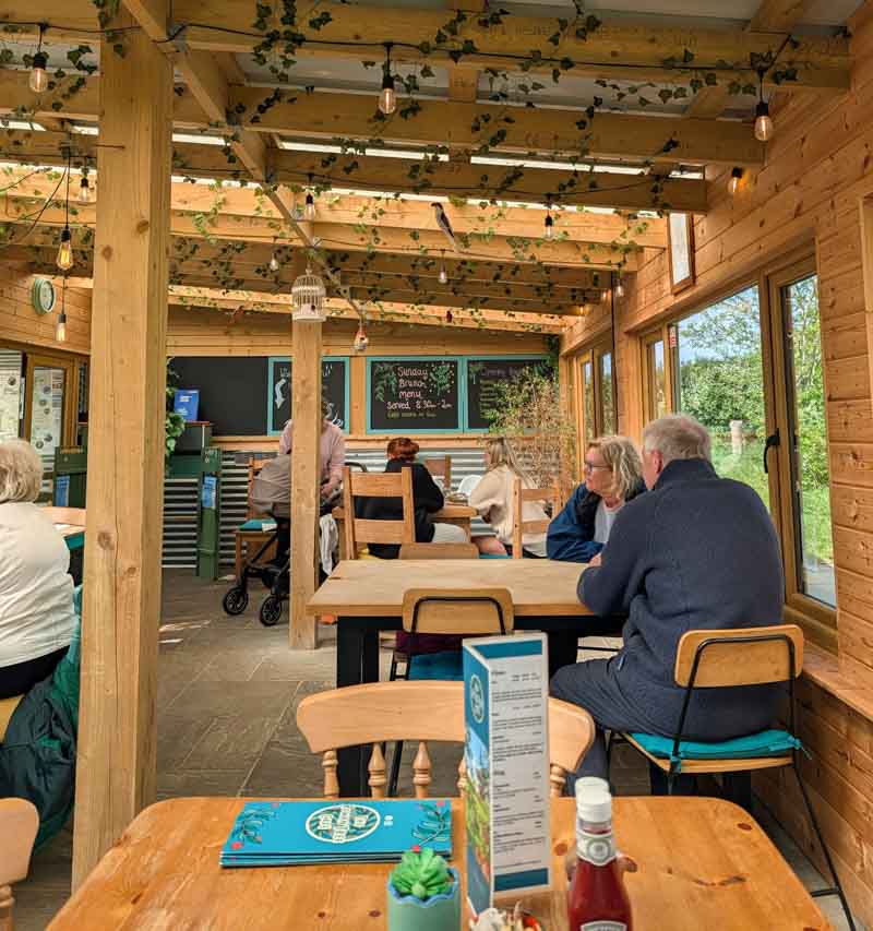 inside dining area at The Rowan Tree Cafe