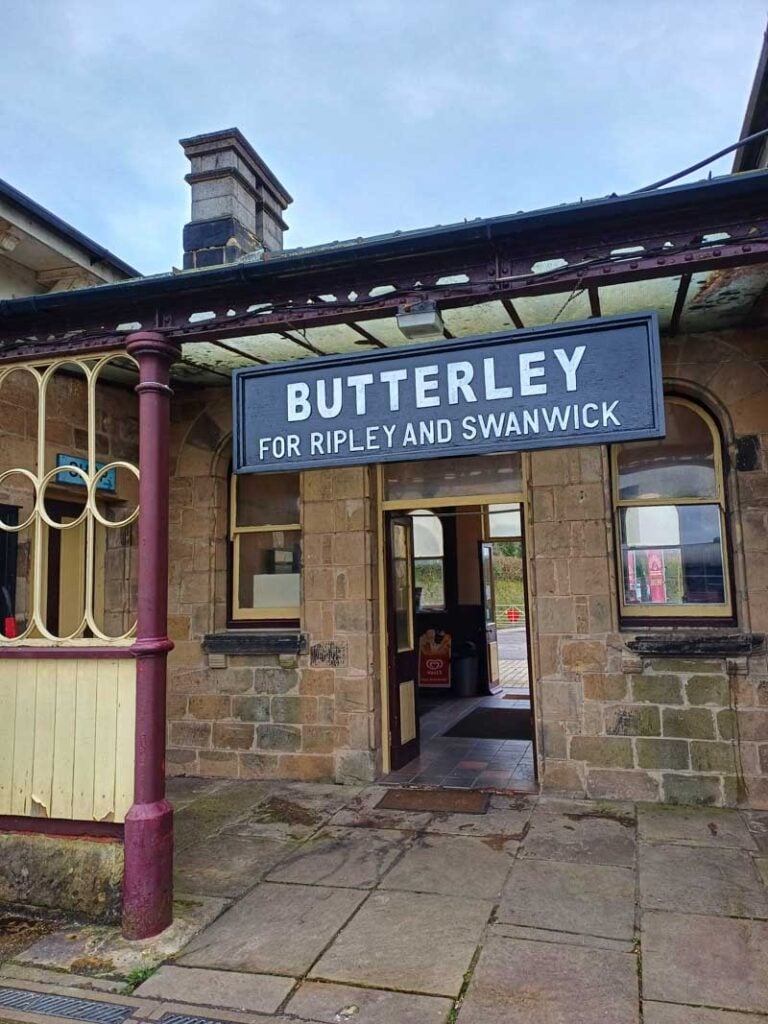 old butterley railway sign