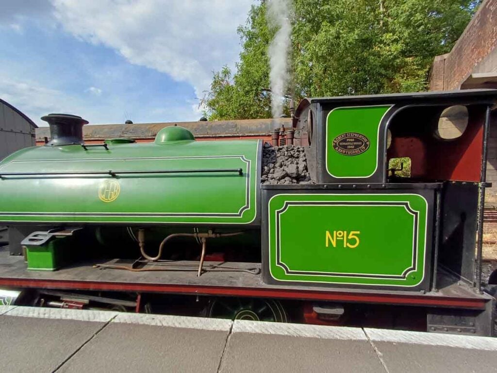old train at Butterley Heritage railway centre