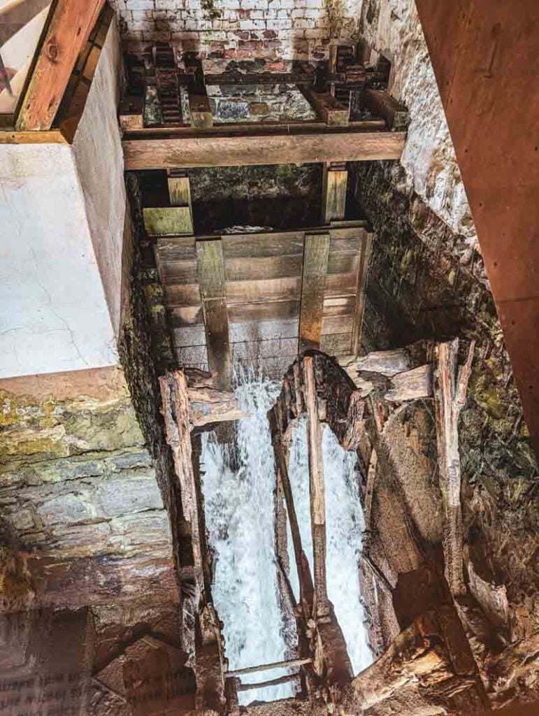 old wheel of carew tidal mill