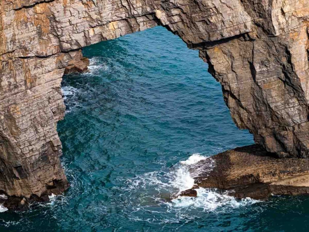 the arch of the green bridge of wales