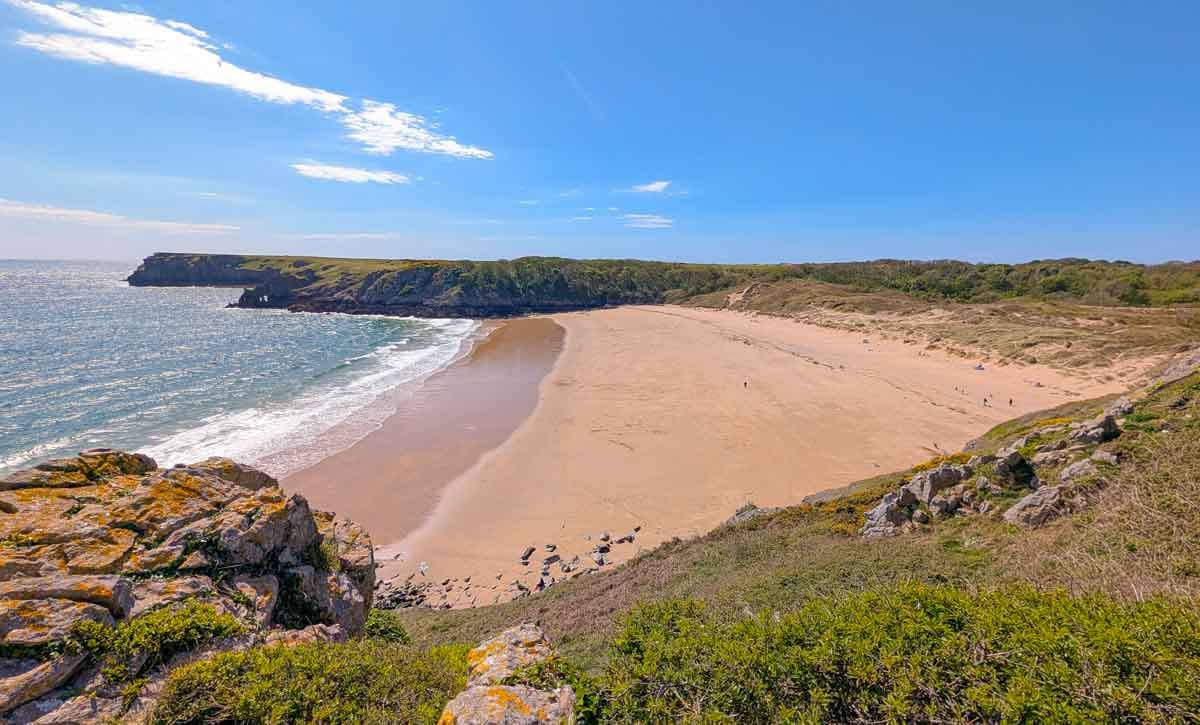 view of barafundle Bay