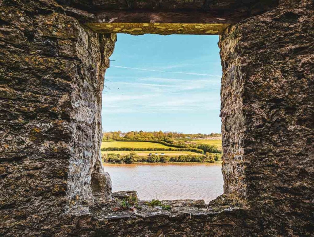 window of Carew castle