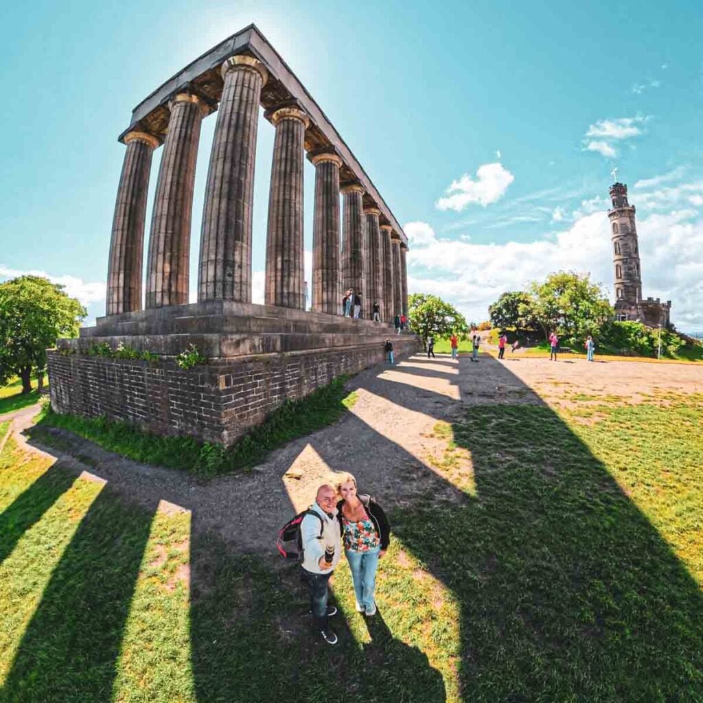 edinburgh moment with insta360 camera