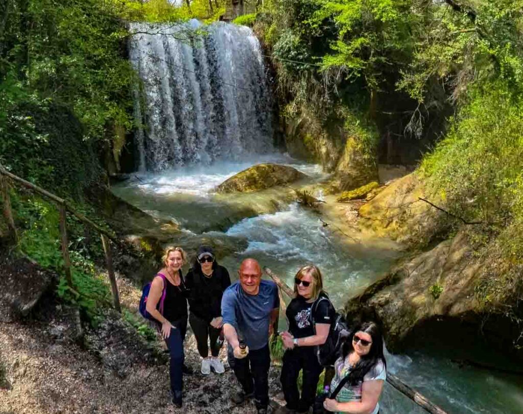 group shot with Insta360 X5