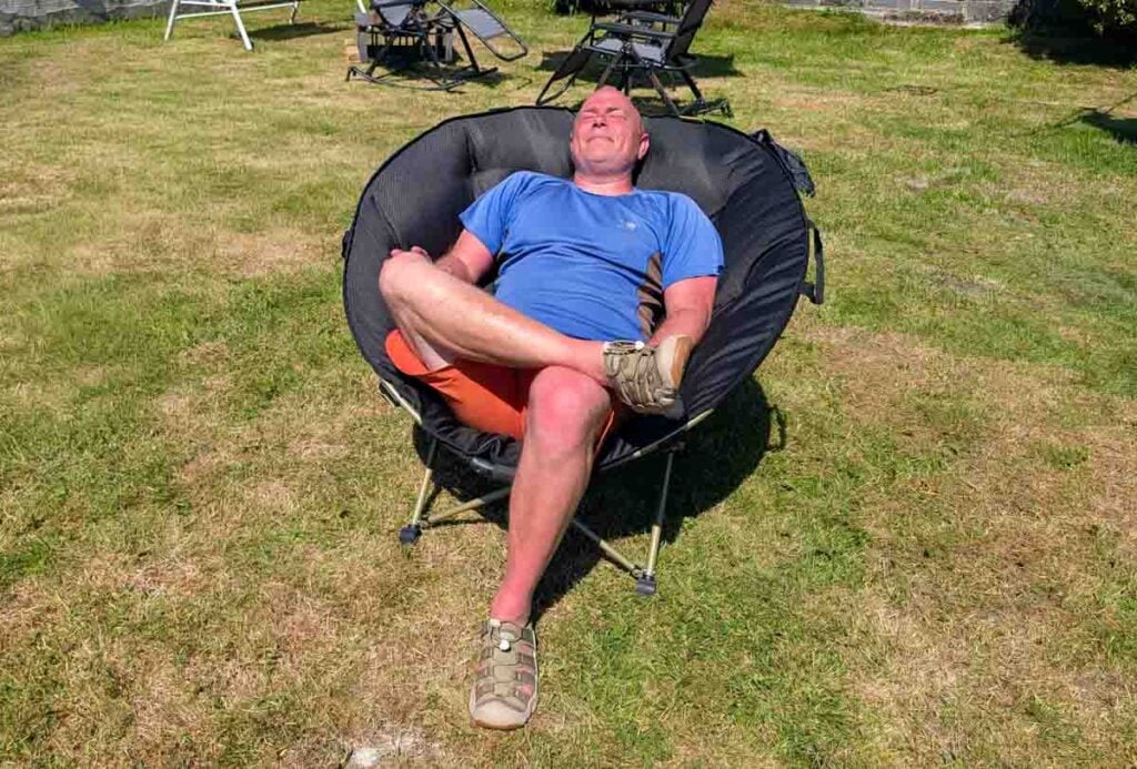 paul steele in Zempire Moonbase Camping Chair