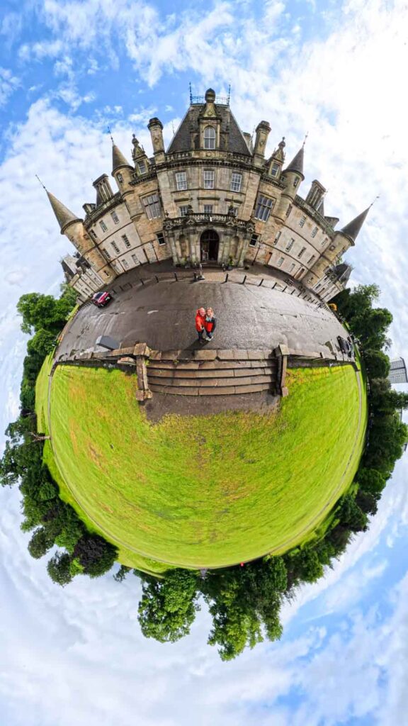 tiny planet photo with Insta360 X5