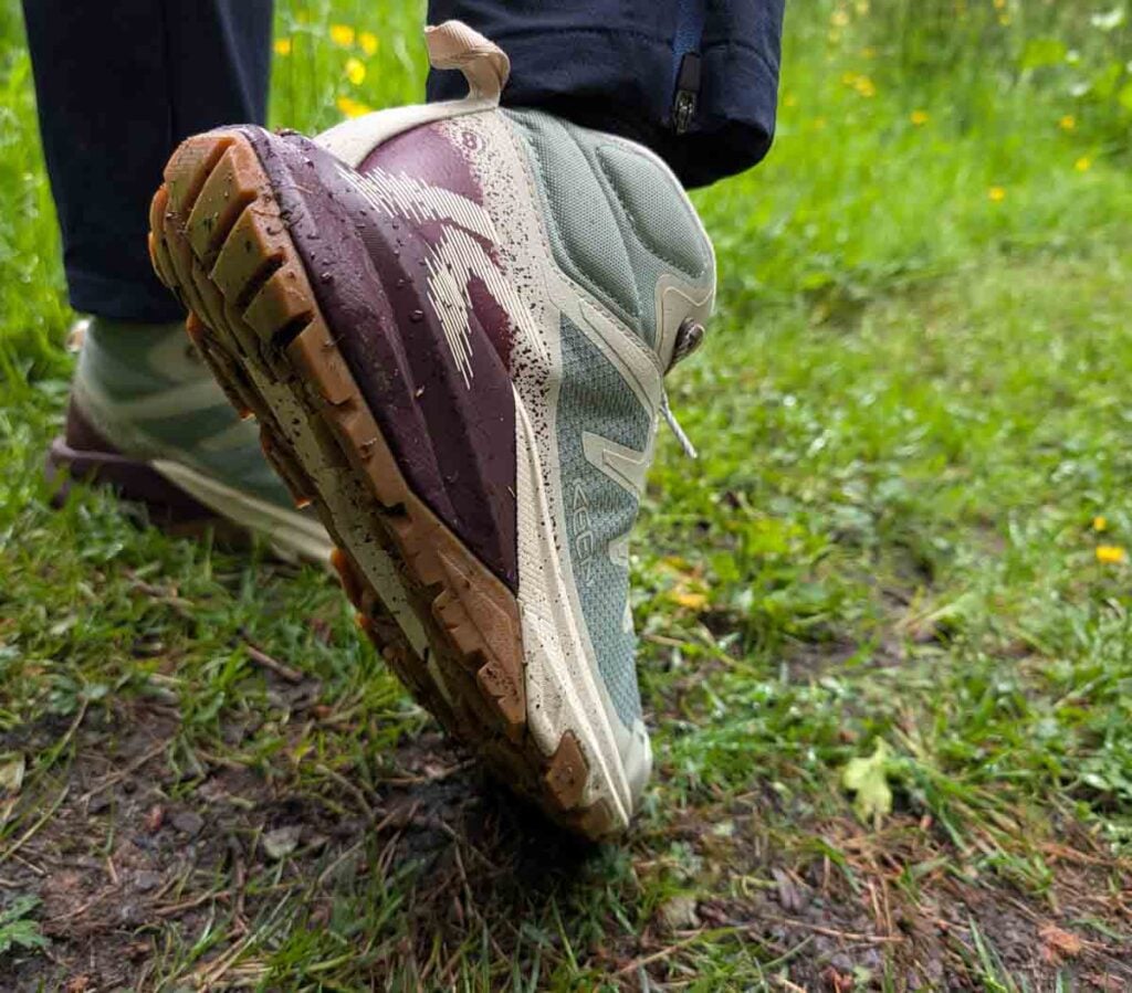 walking in KEEN Women's Targhee Apex Waterproof Boot