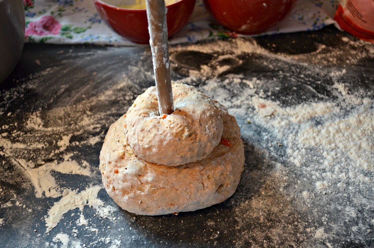 Cottage loaf prep