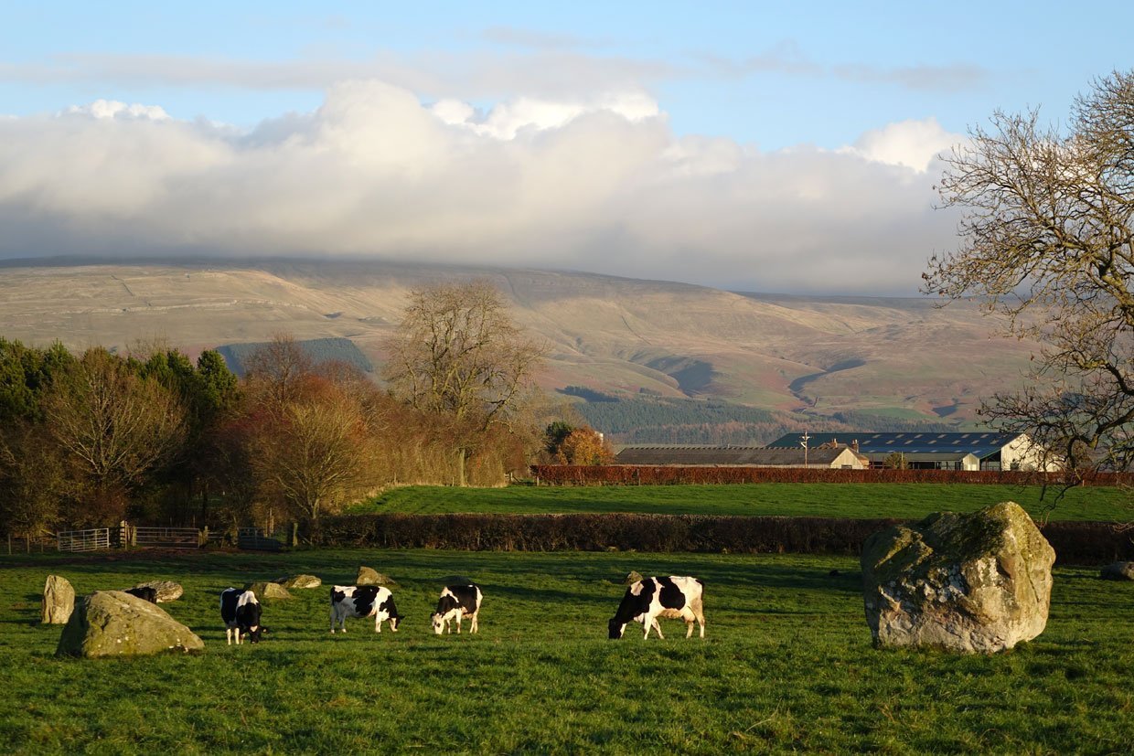 stone circle in the eden valley near penrith