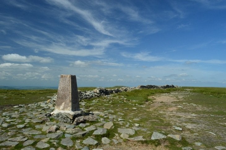 High Street trig point