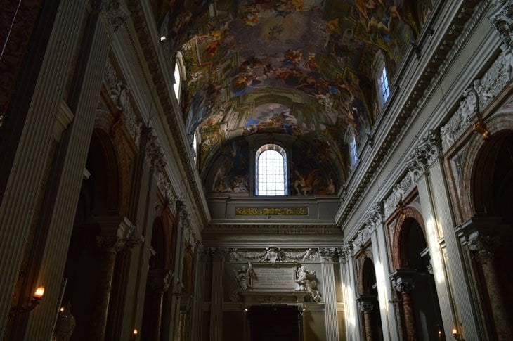 inside view of The Church of Saint Ignatius of Loyola