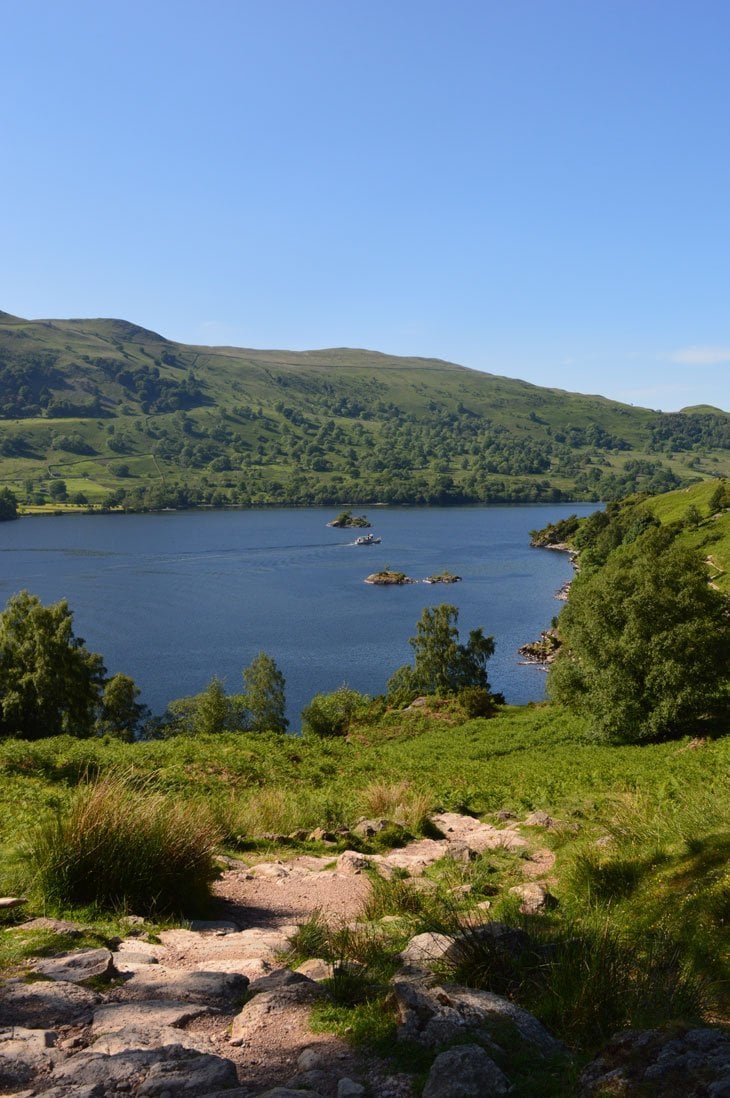 Ullswater view across from howtown walk