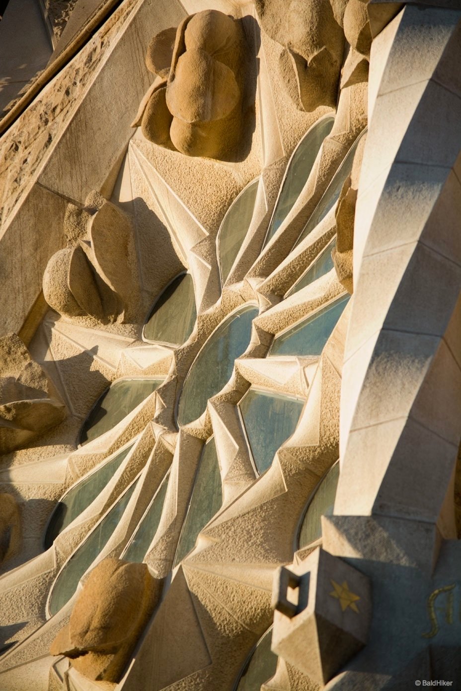 window on the Sagrada Familia