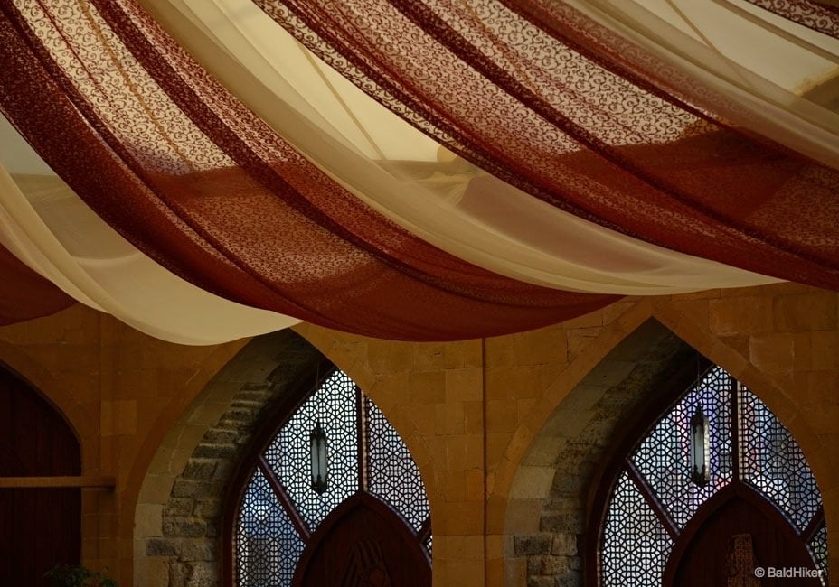 Dining scenes in Old City Baku