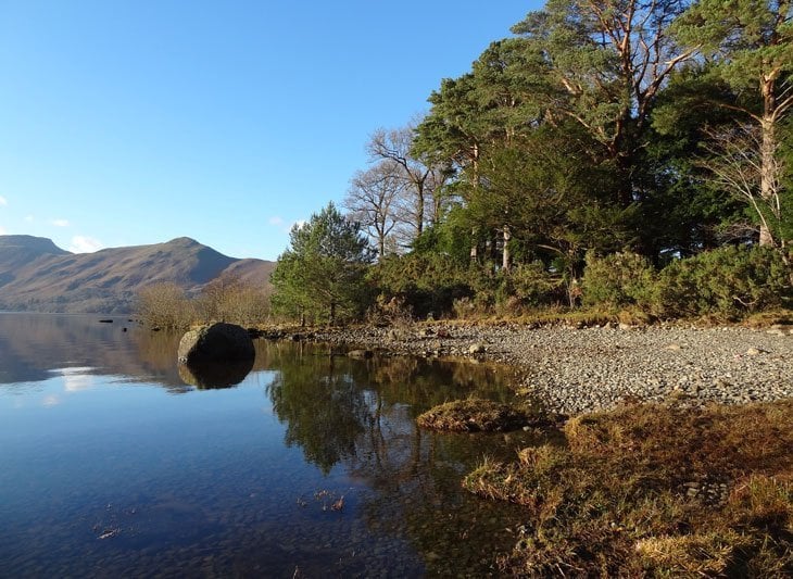 Derwentwater: A Circuit Walk In The Winter Sun