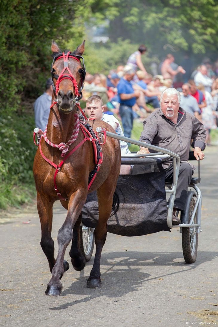 Appleby Horse Fair - Trotting and Racing The Flashing Lane