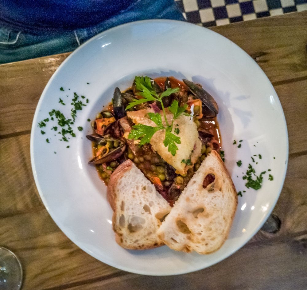 vegetarian option at tempo perso