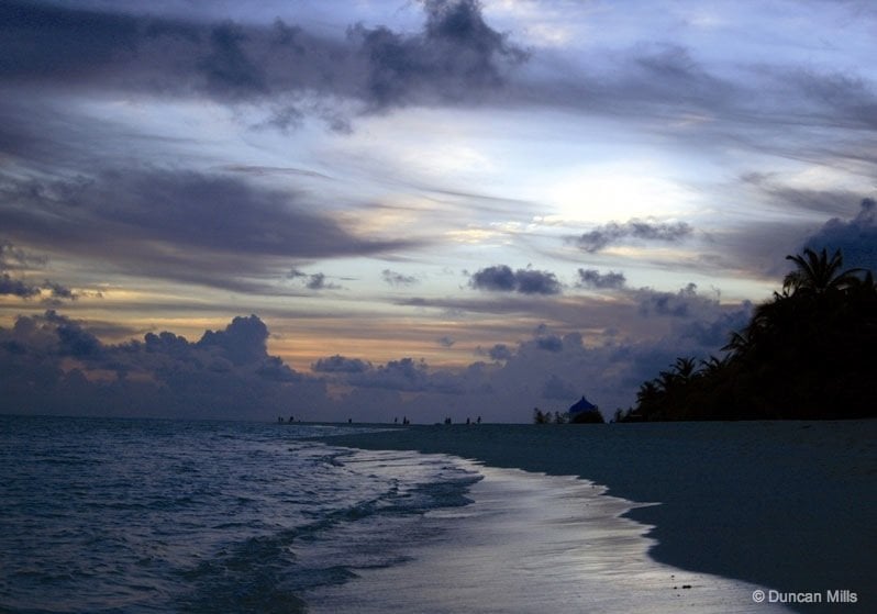 Maldives sunset