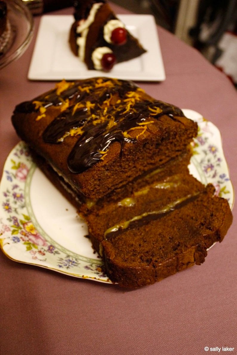 Chocolate and Orange Loaf Cake Chocolate and Orange Loaf Cake on a plate