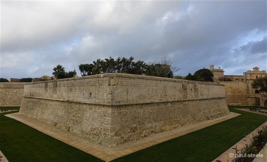 ancient walls of Mdina