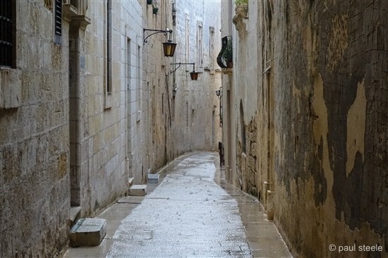 Mdina empty street