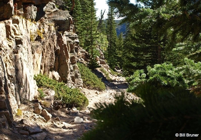 Mills Lake Trail rocky path