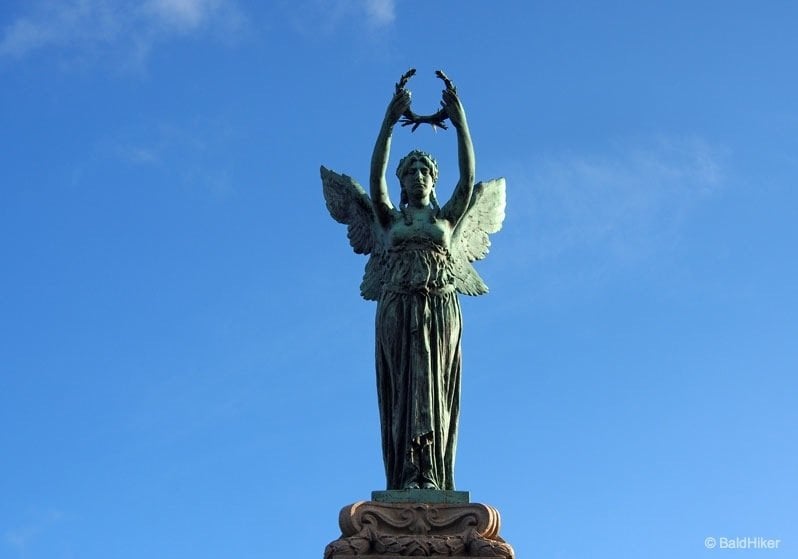 Black angel boer war memorial penrith park