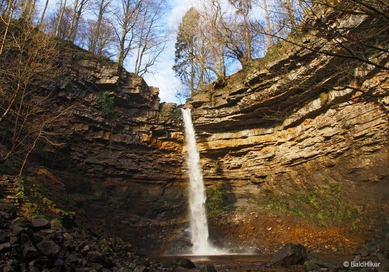 Hardraw Force waterfall in Autumn