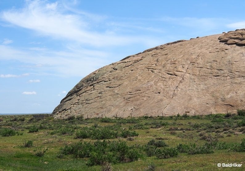 Wyoming: Independence Rock edge of Independence Rock