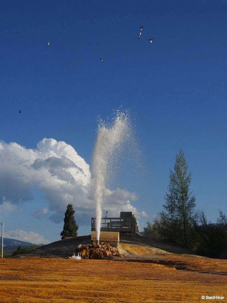 spring geyser in Idaho