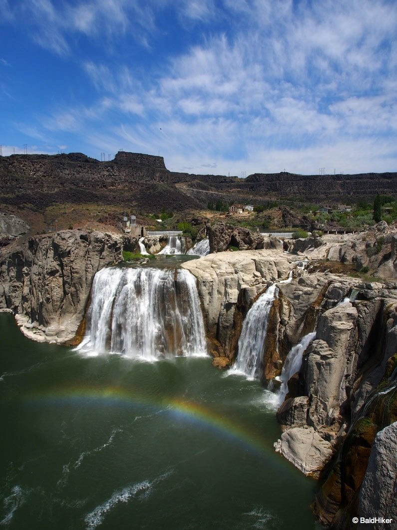 Shoshone Falls view from car park