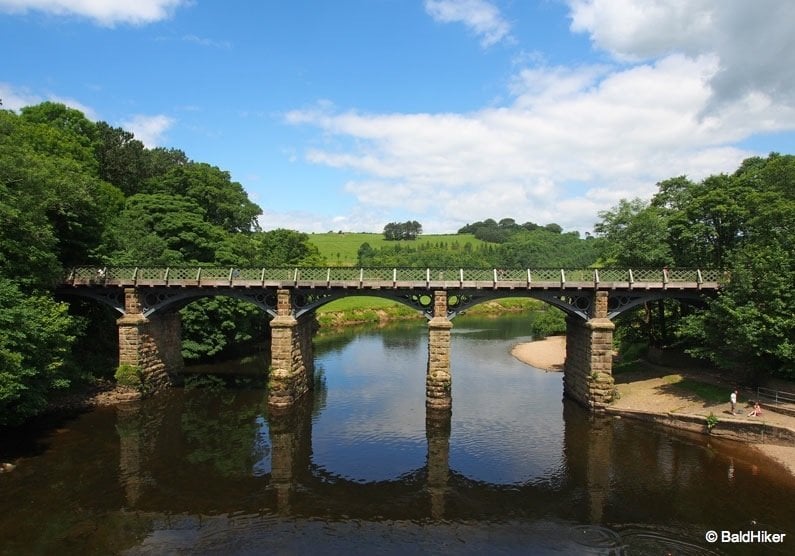Wanders and views at the Crook O'Lune old railway bridge