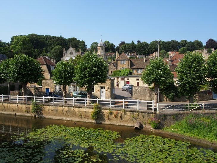 skyline of Bradford-on-Avon