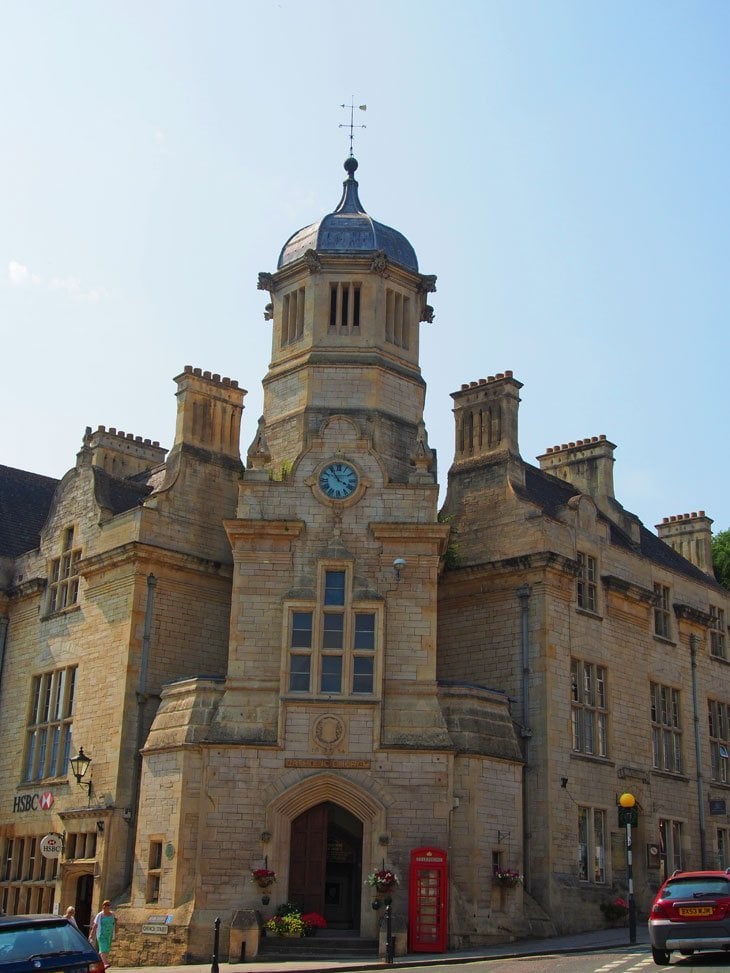 old building now a bank in bradford-on-avon