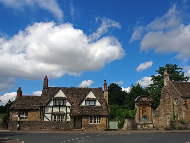 Lacock old houses