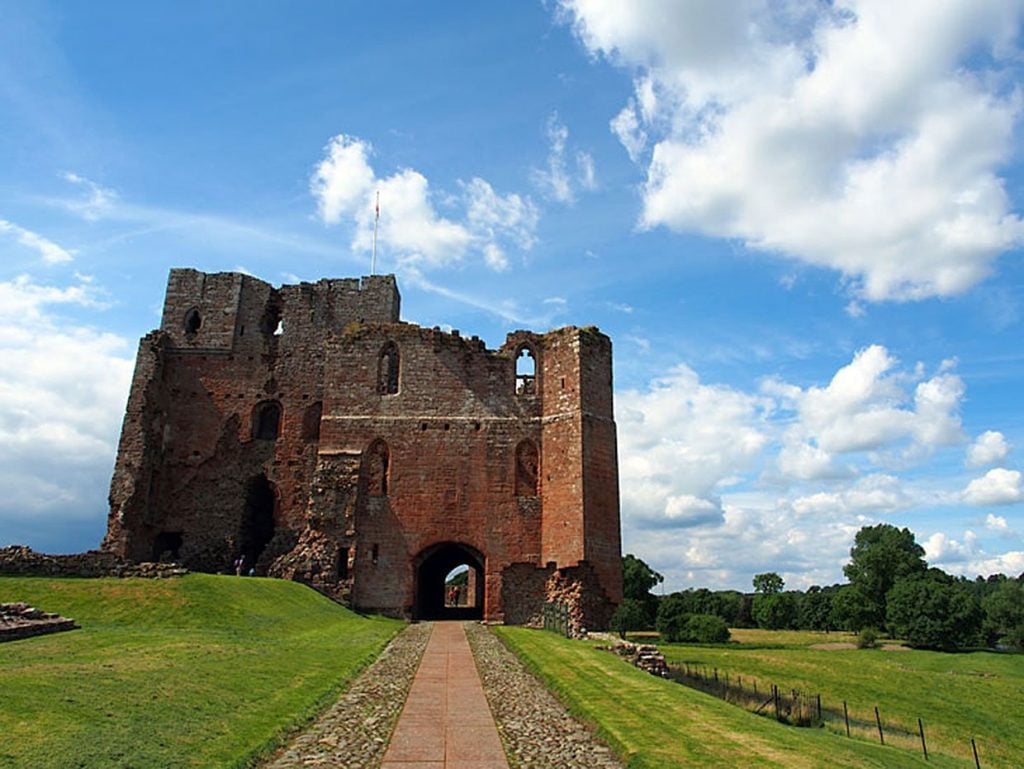 Brougham Castle from the entrance
