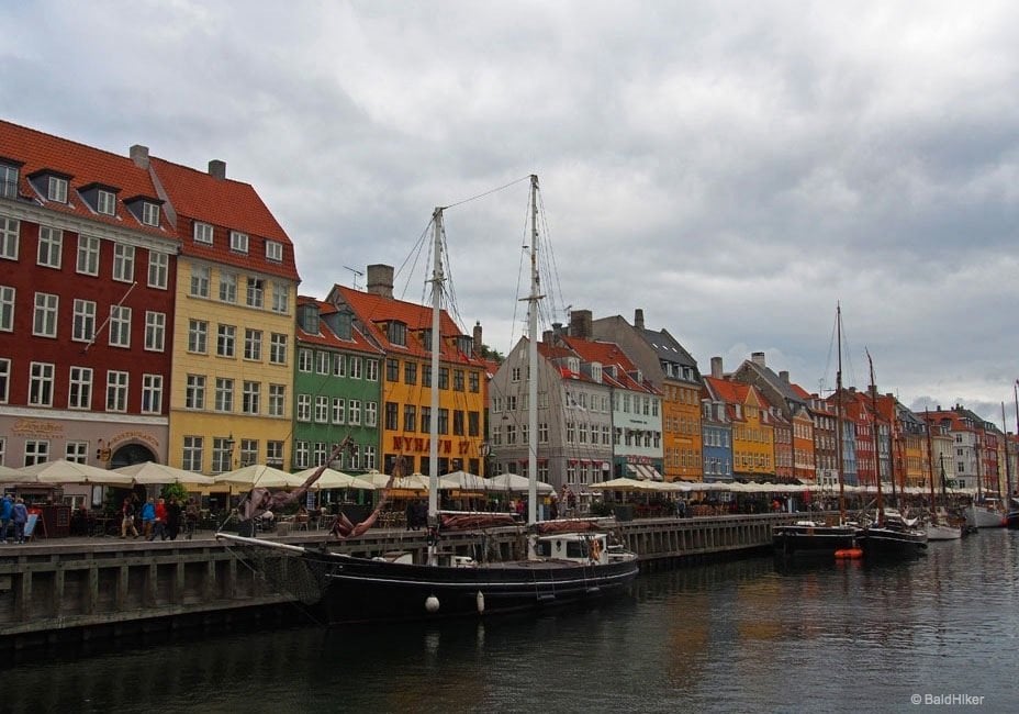 Nyhavn - The colourful waterfront of Copenhagen ships in Copenhagen