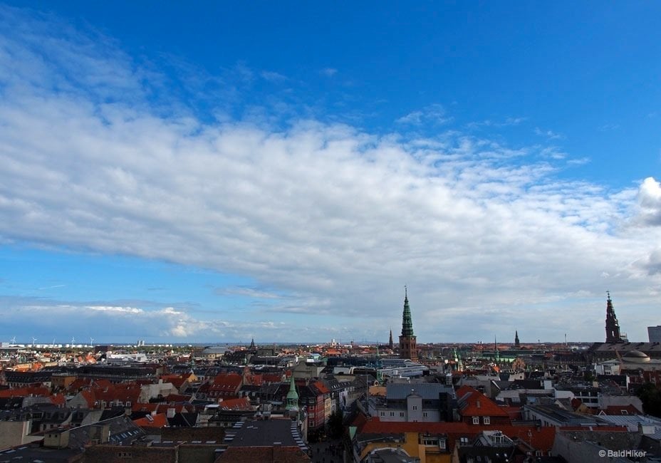 Round and round the Rundetårn for a view over Copenhagen city view from the top of the Rundetaarn