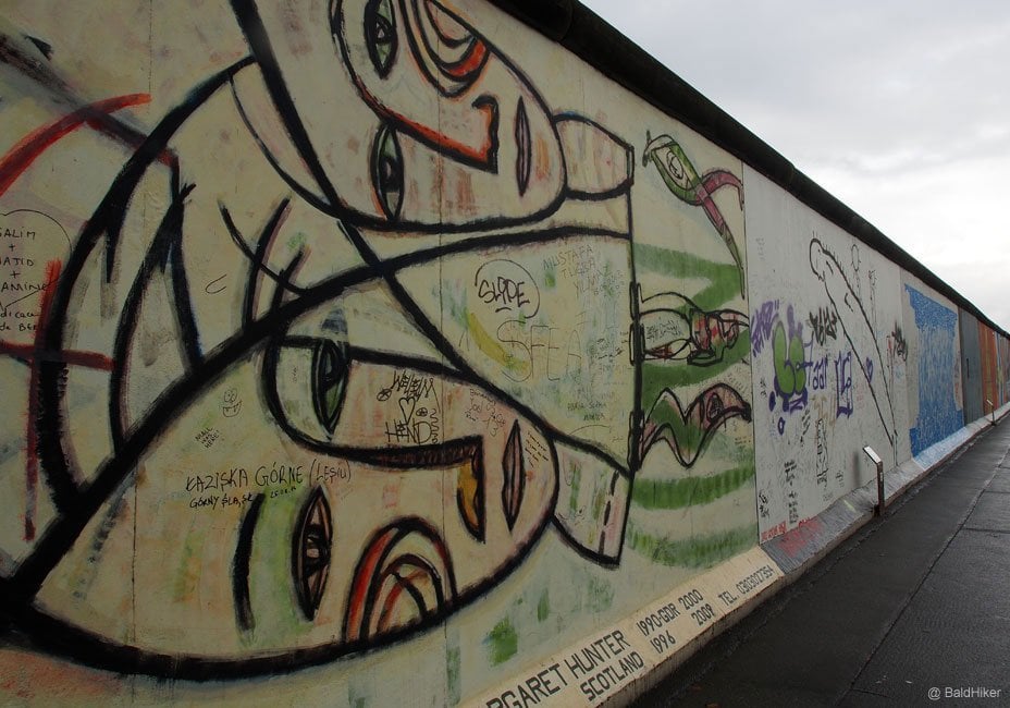 The East side of the Berlin Wall (East Side Gallery)