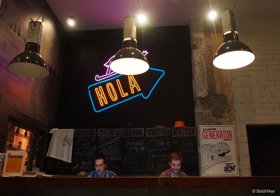 reception at Generator Hostel Barcelona