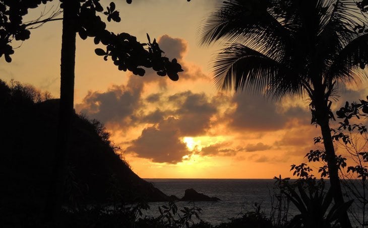 Sarah-Rees-gold-sunset St Lucia sunset