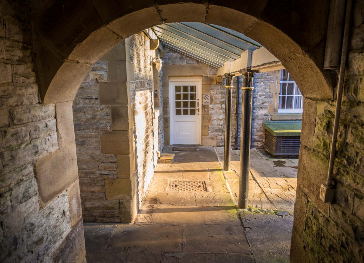 courtyard archway