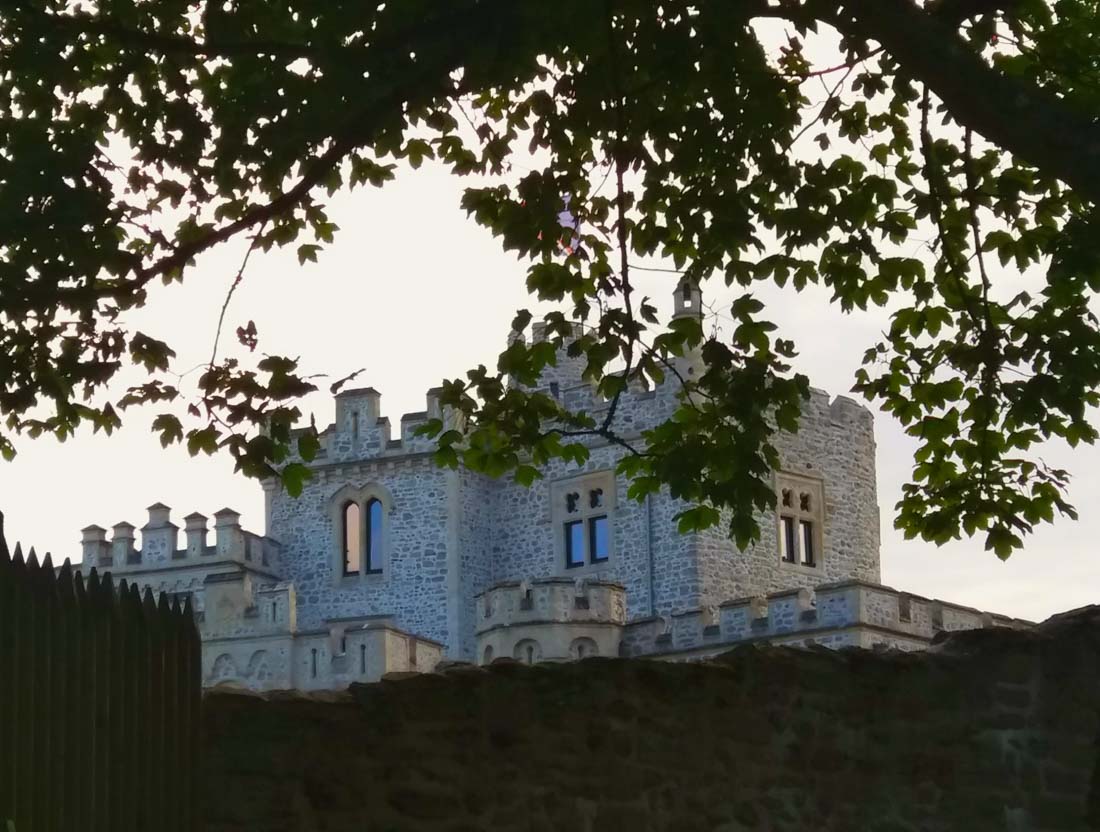 Hardelot Castle through the trees