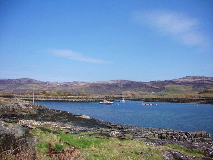 The harbour on Mull