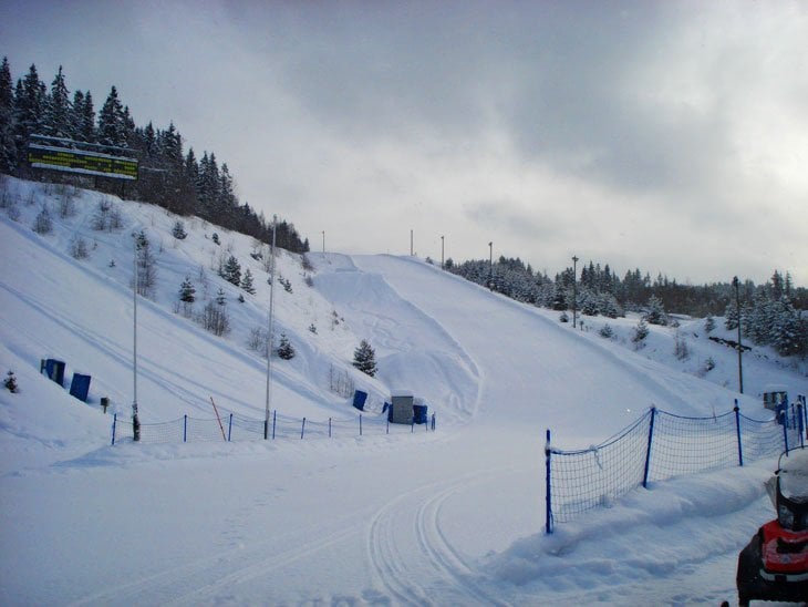 Norway Lillehammer Tobogganing