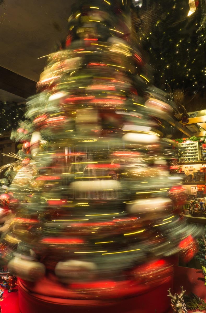 christmas tree at christmas shop