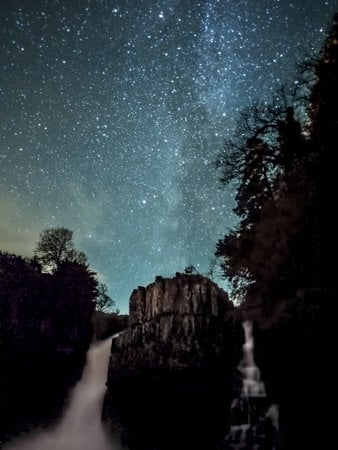 Stargazing and Photos at Low and High Force, Durham 1